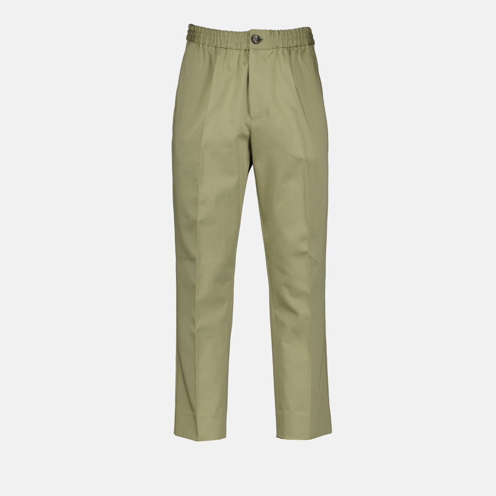 Calças Pantalon droit Ami PARIS Verde Homme