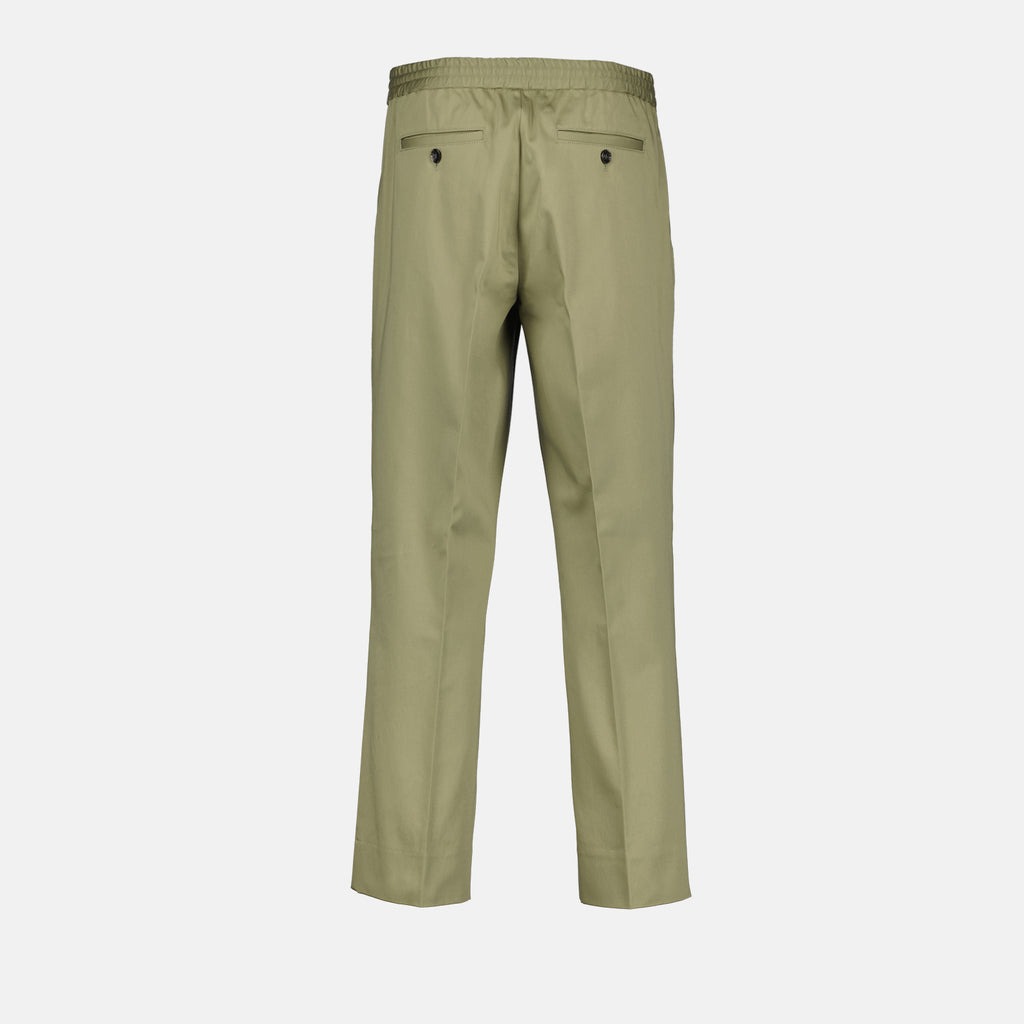 Calças Pantalon droit Ami PARIS Verde Homme