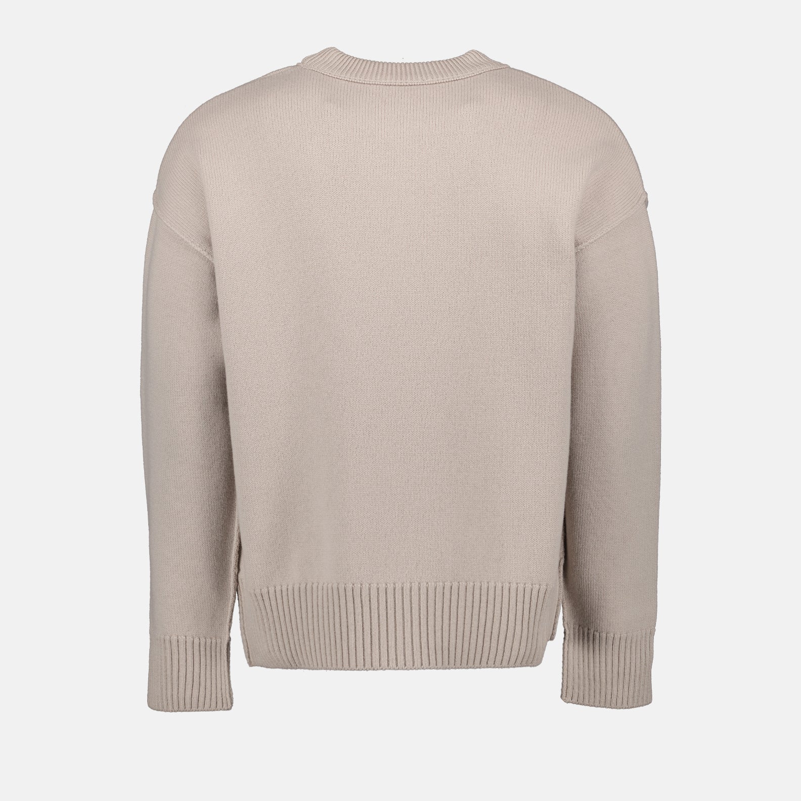 Maille Pull Ami de Coeur Ami PARIS Beige Unisexe