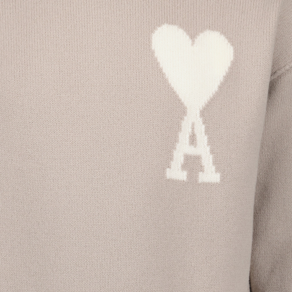 Maglieria Pull Ami de Coeur Ami PARIS Beige Unisex