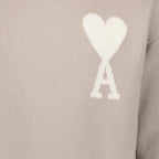 Maglieria Pull Ami de Coeur Ami PARIS Beige Unisex