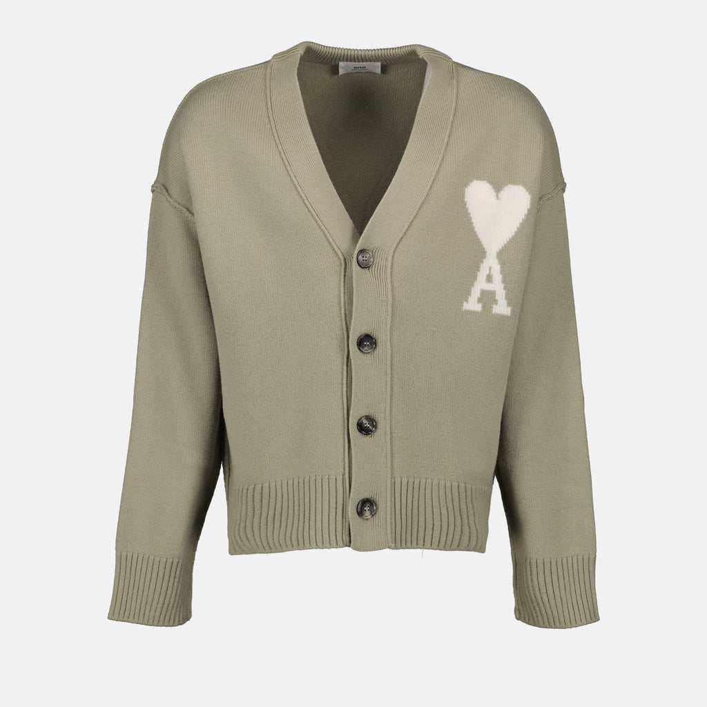 Maille Cardigan Ami de Coeur Ami PARIS Beige Unisexe