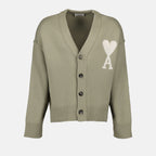 Maille Cardigan Ami de Coeur Ami PARIS Beige Unisexe