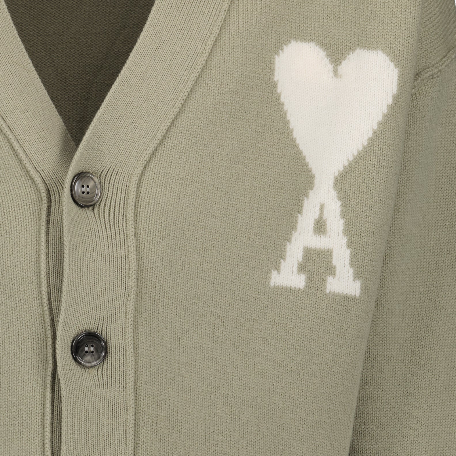 Maille Cardigan Ami de Coeur Ami PARIS Beige Unisexe