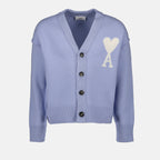 Maille Cardigan Ami de Coeur Ami PARIS Violet Unisexe