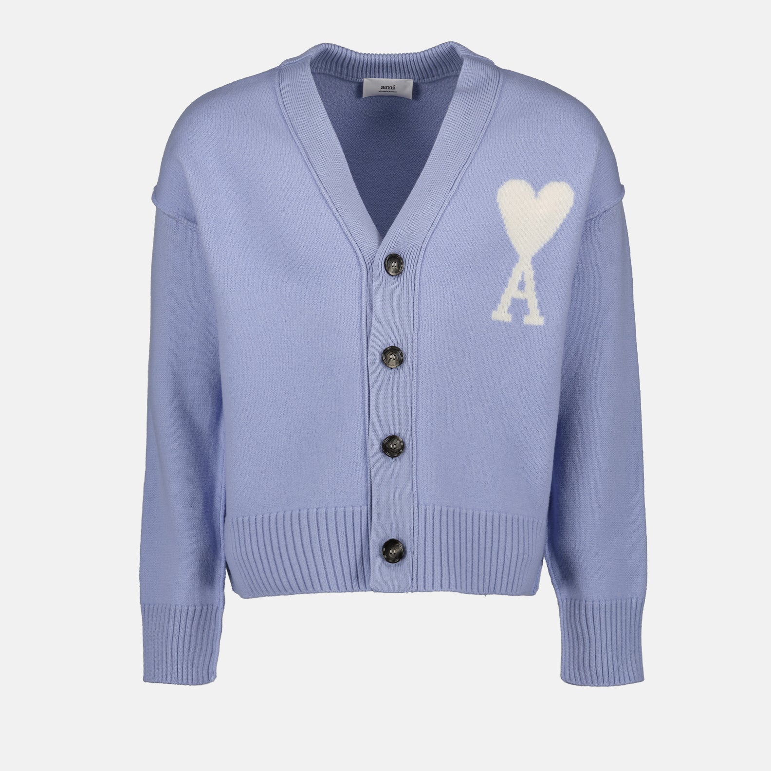 Maille Cardigan Ami de Coeur Ami PARIS Violet Unisexe