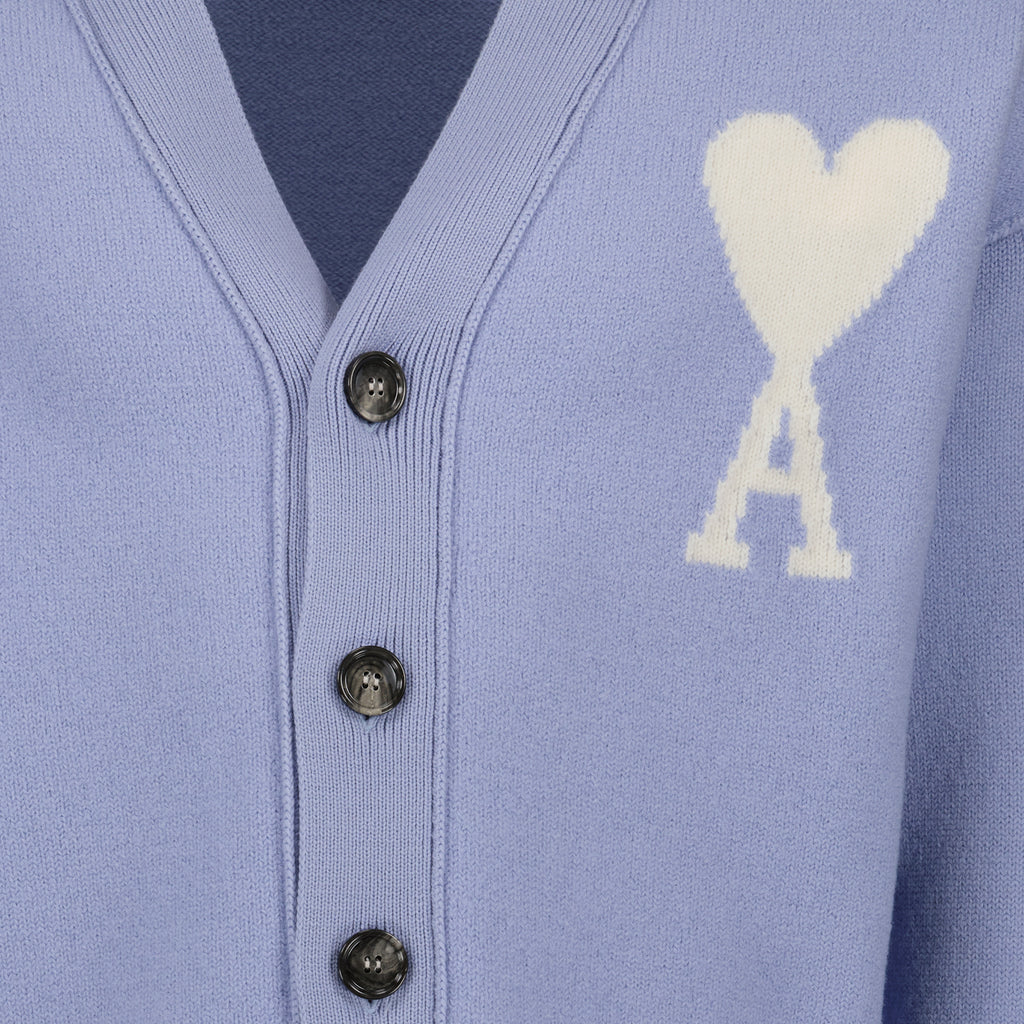 Maille Cardigan Ami de Coeur Ami PARIS Violet Unisexe