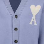 Maille Cardigan Ami de Coeur Ami PARIS Violet Unisexe