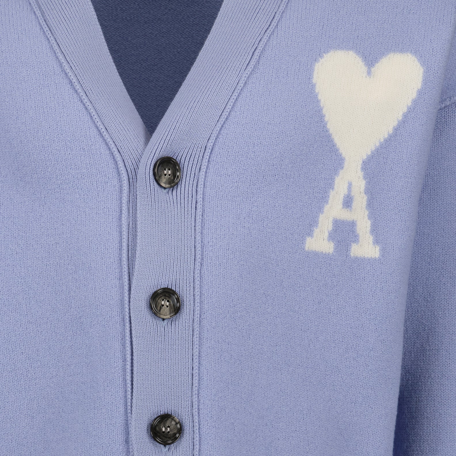 Maille Cardigan Ami de Coeur Ami PARIS Violet Unisexe