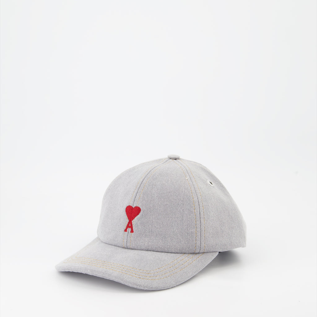 Chapeaux, casquettes et bonnets Casquette Ami de Coeur Ami PARIS Gris Unisexe