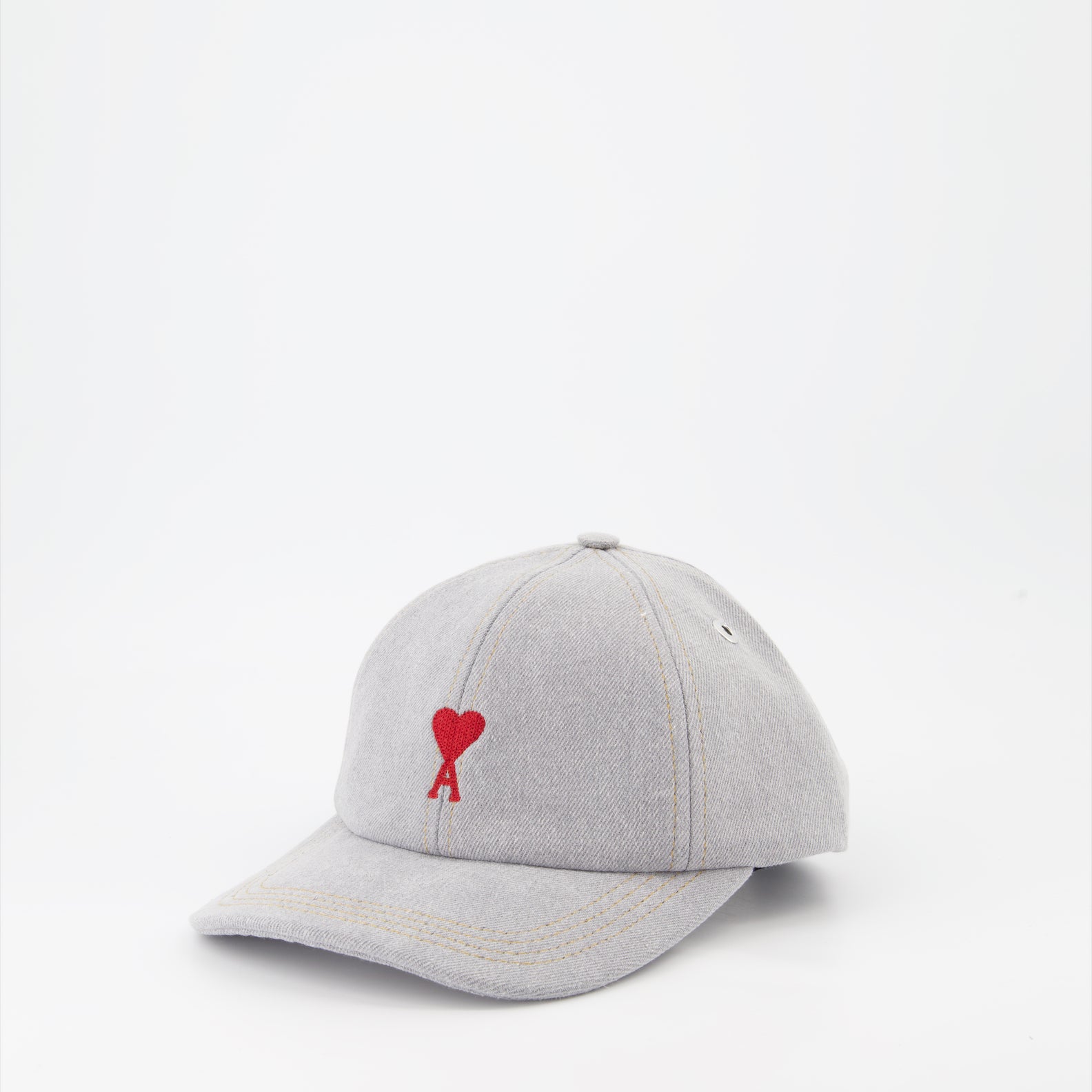 Chapeaux, casquettes et bonnets Casquette Ami de Coeur Ami PARIS Gris Unisexe