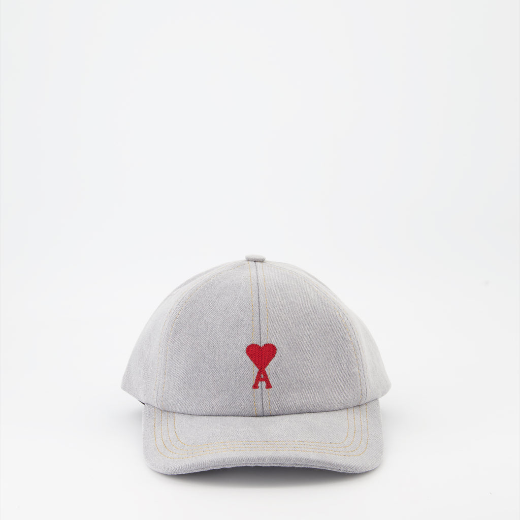 Chapeaux, casquettes et bonnets Casquette Ami de Coeur Ami PARIS Gris Unisexe