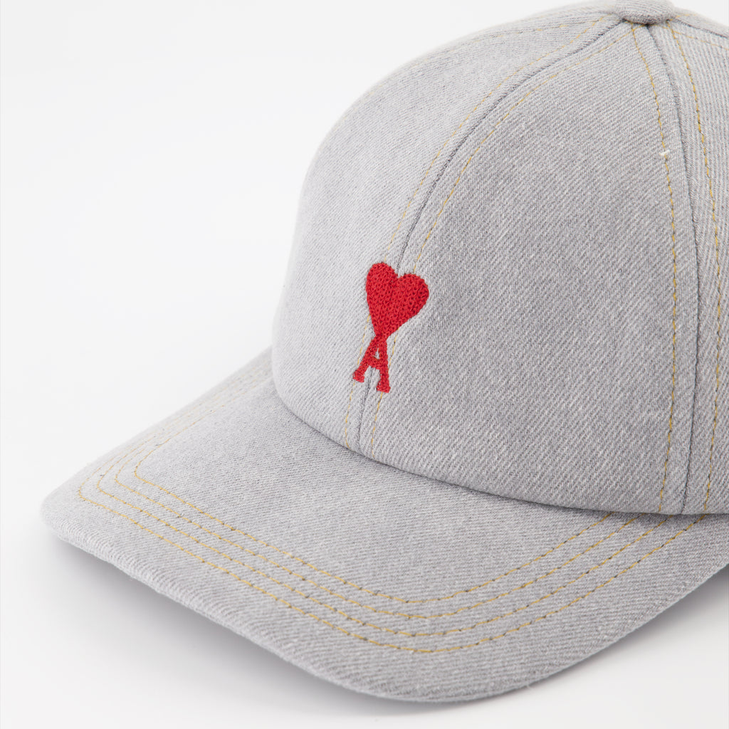 Chapeaux, casquettes et bonnets Casquette Ami de Coeur Ami PARIS Gris Unisexe