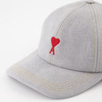 Chapeaux, casquettes et bonnets Casquette Ami de Coeur Ami PARIS Gris Unisexe