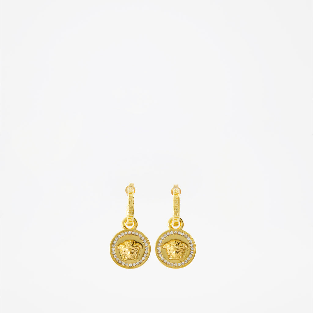 Bijoux Boucles d'oreilles Medusa Versace Doré Femme