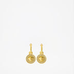 Bijoux Boucles d'oreilles Medusa Versace Doré Femme