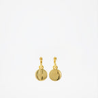 Bijoux Boucles d'oreilles Medusa Versace Doré Femme