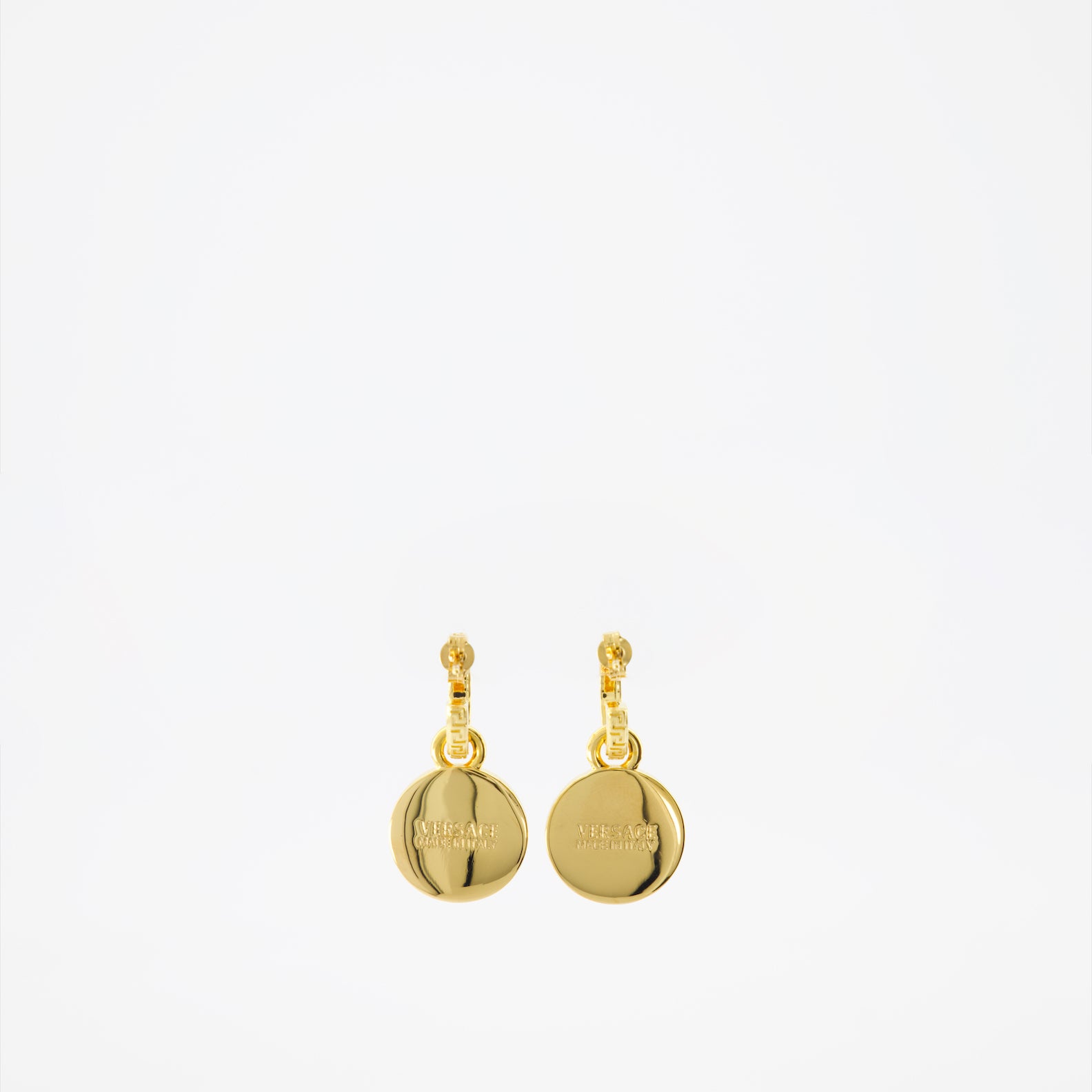 Bijoux Boucles d'oreilles Medusa Versace Doré Femme