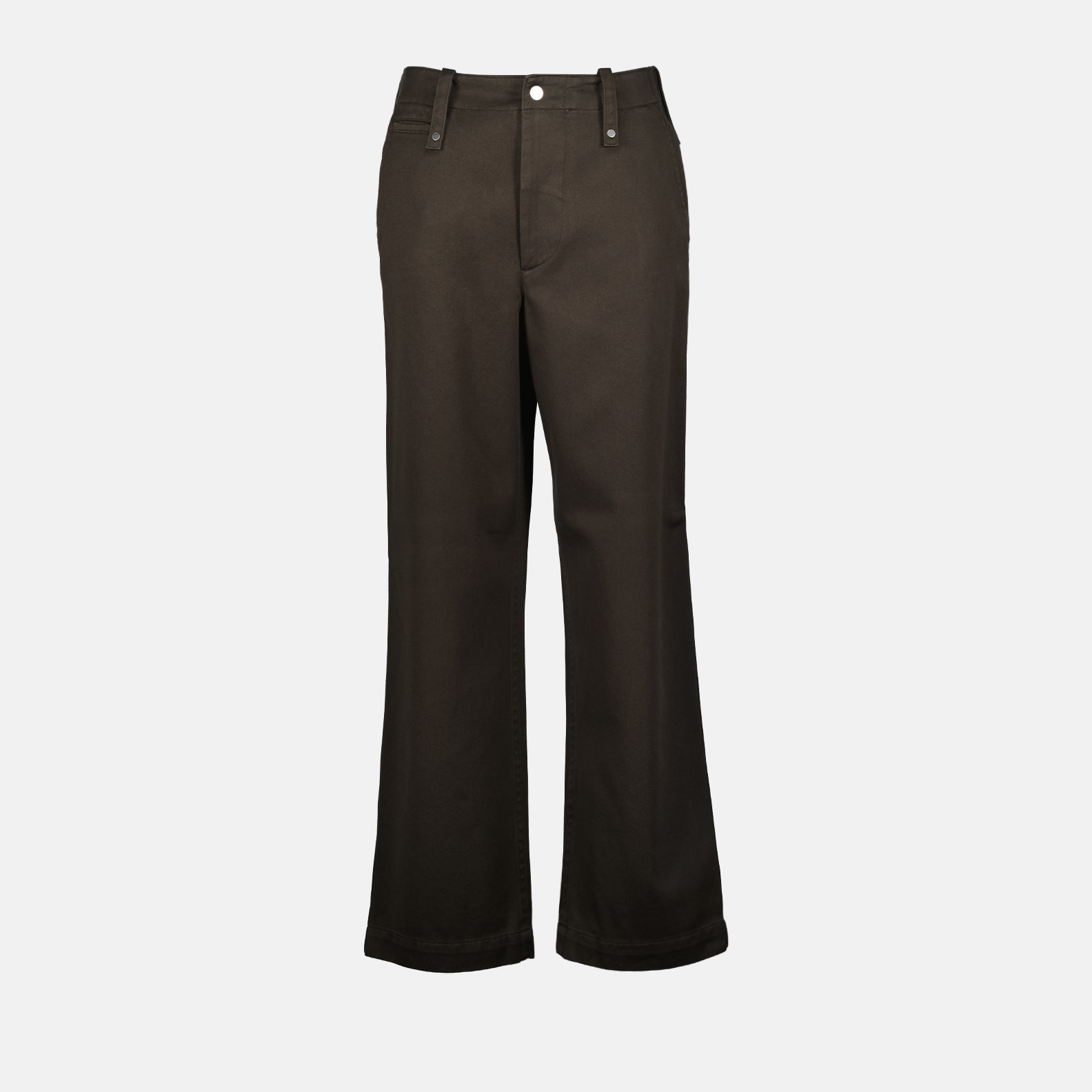 Pants Cotton Satin Pants Burberry Brown Man