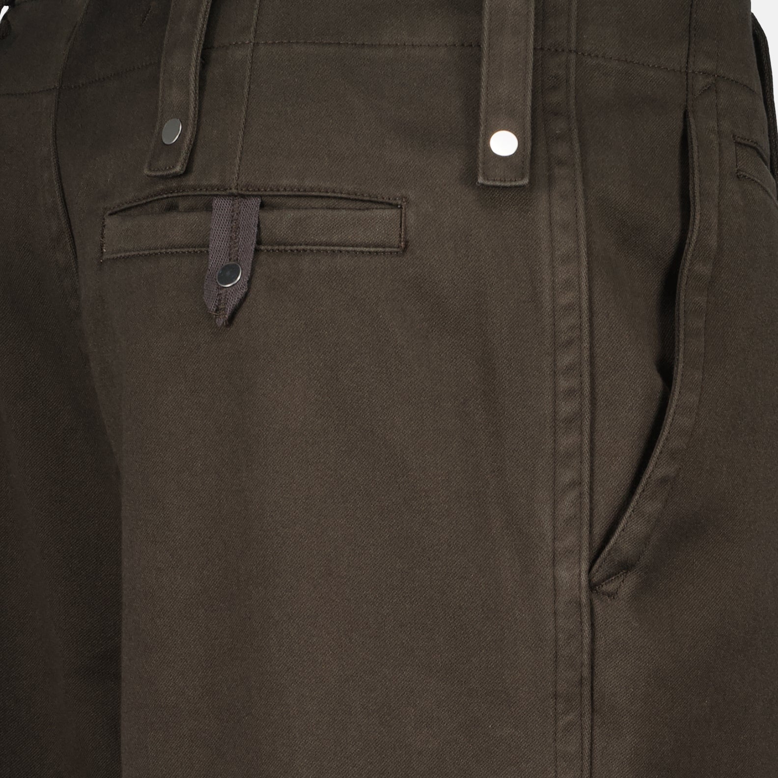 Pants Cotton Satin Pants Burberry Brown Man