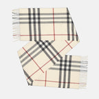 Écharpes, foulards et gants Écharpe en cachemire Burberry Beige Unisexe