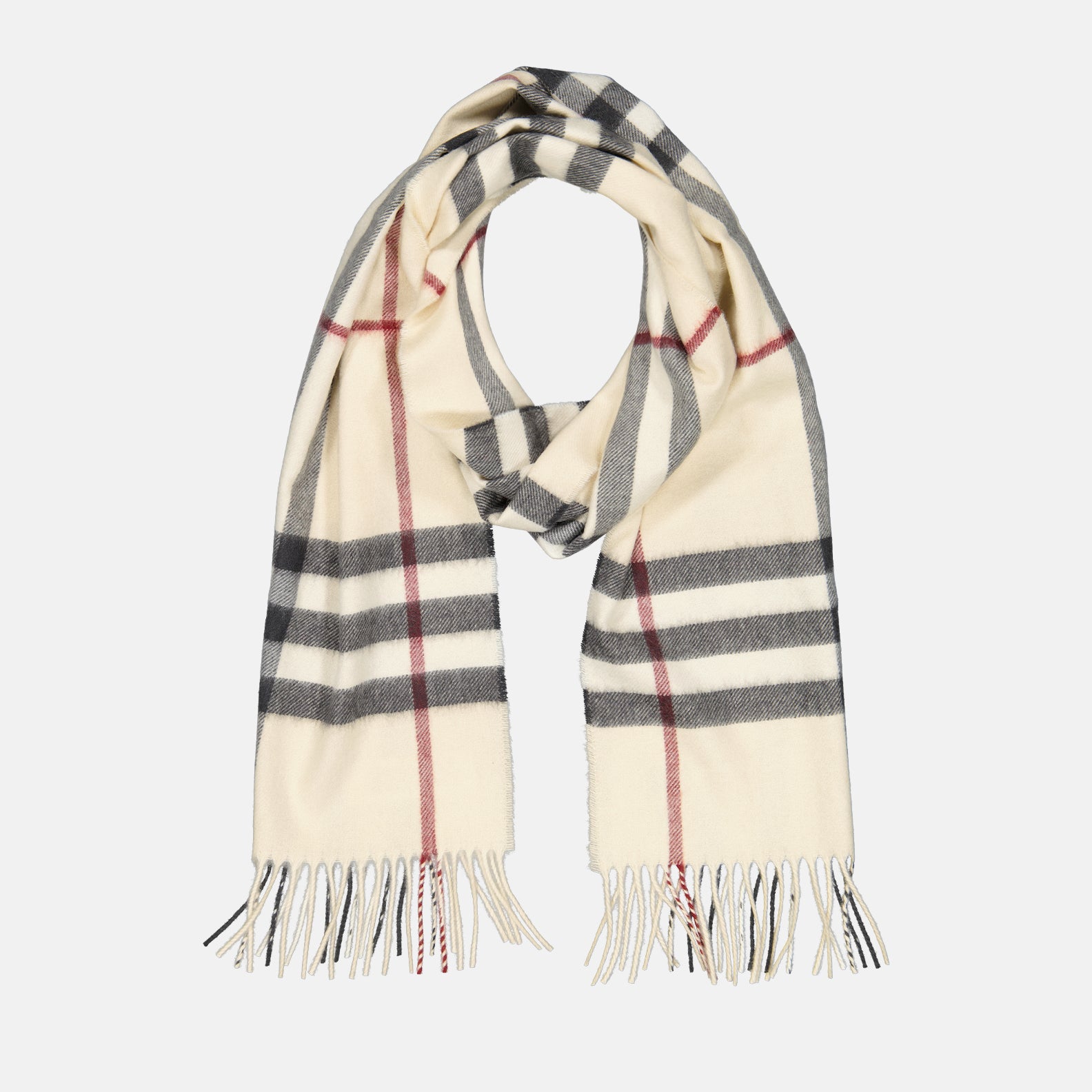 Écharpes, foulards et gants Écharpe en cachemire Burberry Beige Unisexe