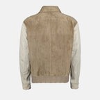 Manteaux Veste Varsity zippé Dior Beige Homme