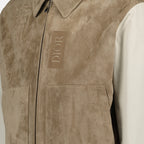 Manteaux Veste Varsity zippé Dior Beige Homme