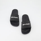 Zapatos abiertos Claquettes à logo Palm Angels Negro Femme