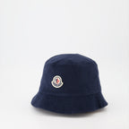 Gorras, sombreros y gorros Bob en coton éponge Moncler azul oscuro Unisexo