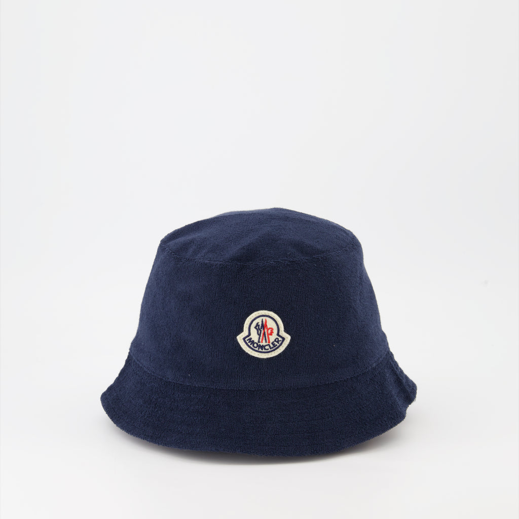 Gorras, sombreros y gorros Bob en coton éponge Moncler azul oscuro Unisexo