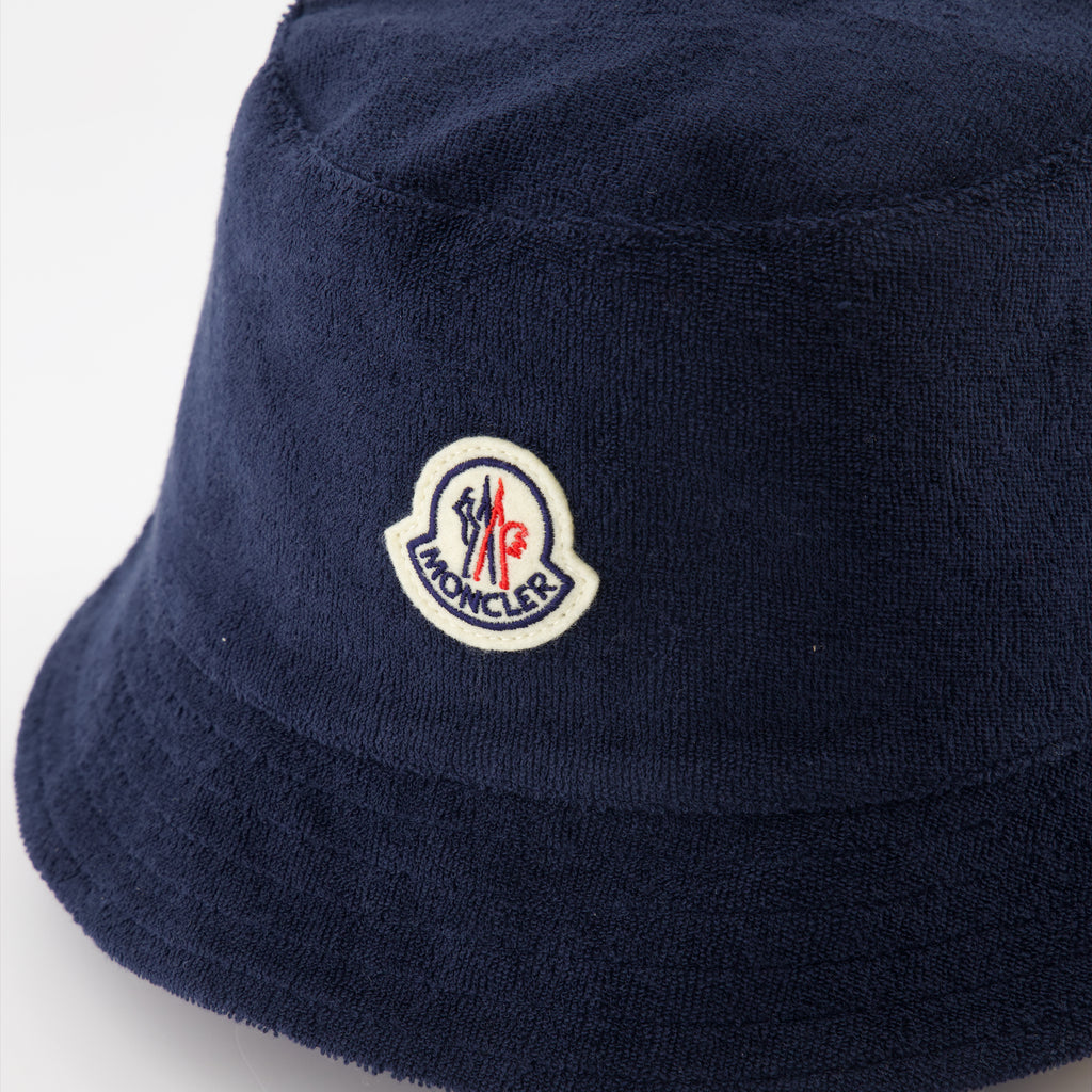 Gorras, sombreros y gorros Bob en coton éponge Moncler azul oscuro Unisexo