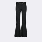 Pants Flared jogging pants Palm Angels Black Women