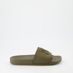 Zapatos abiertos Claquettes PA Monogram Palm Angels Verde Homme