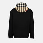 Sweatshirts Checked zipped jacket Burberry Black Man