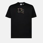 T-shirts T-shirt EKD Check Burberry Noir Homme