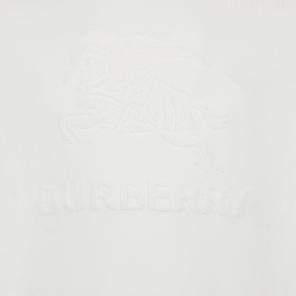 Sweatshirts Logo Sweatshirt Burberry White Man