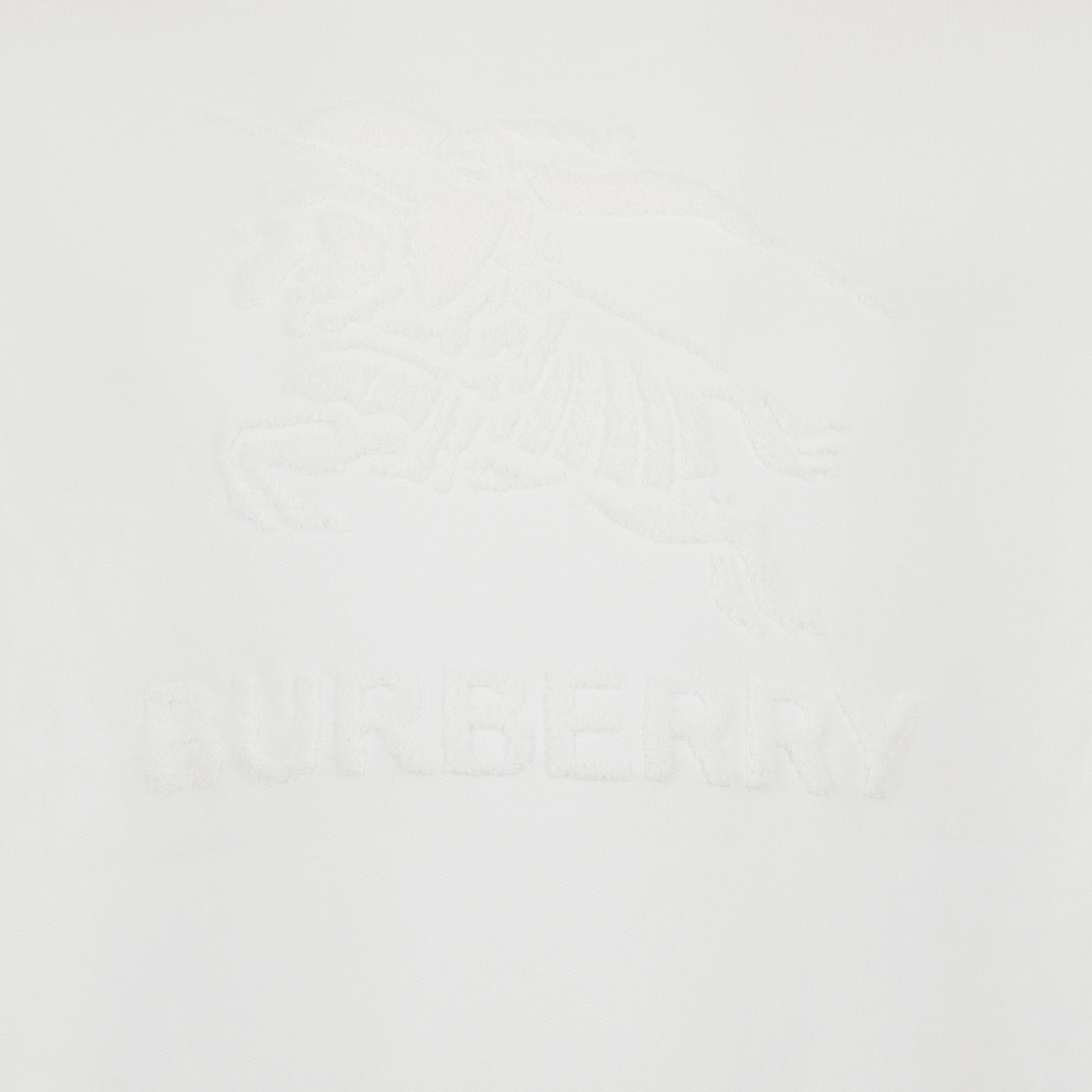 Sweatshirts Logo Sweatshirt Burberry White Man