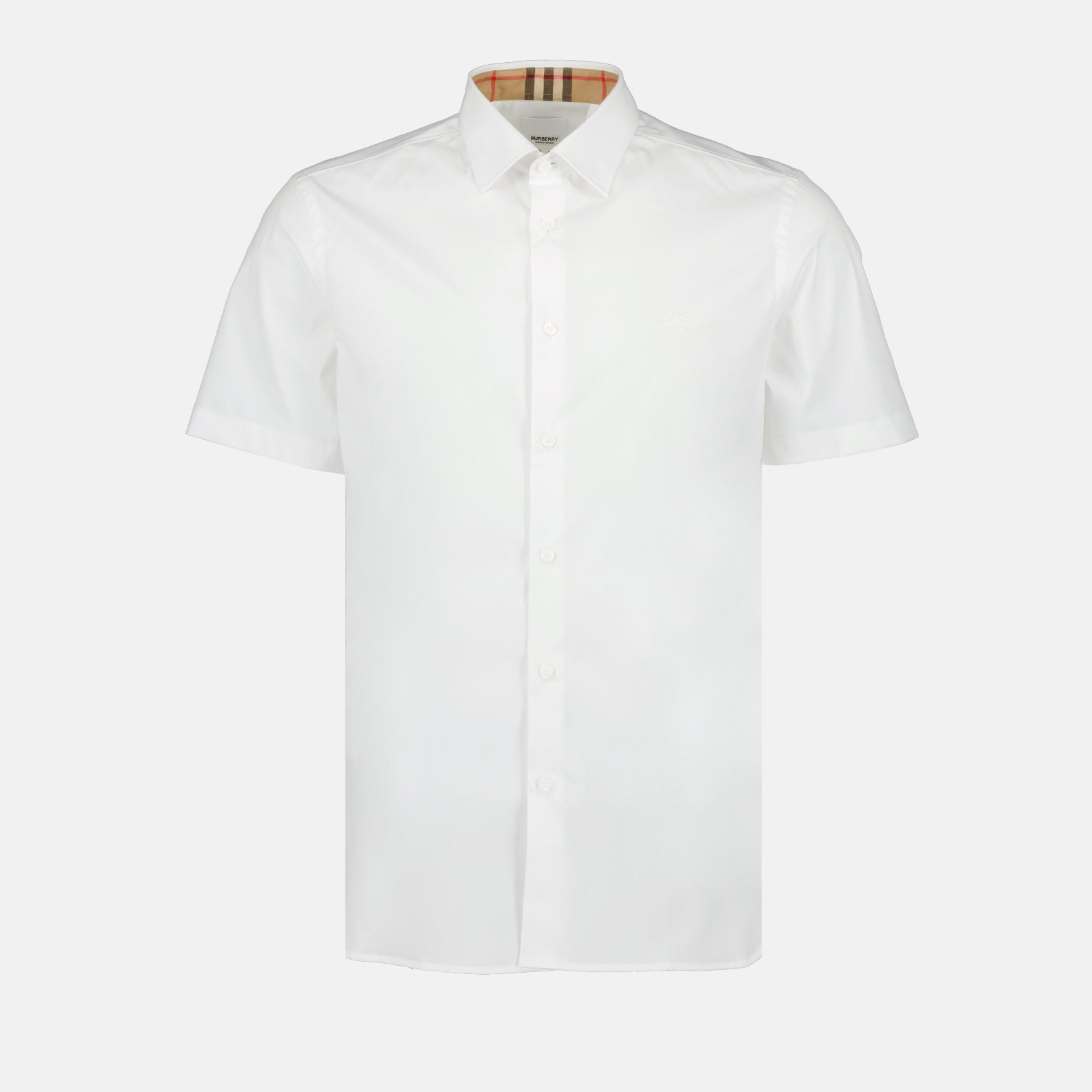 Camisas Chemise à manches courtes Burberry Blanco Homme