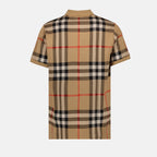 Polos Polo à carreaux Burberry Bege Homme