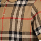Polos Polo à carreaux Burberry Bege Homme