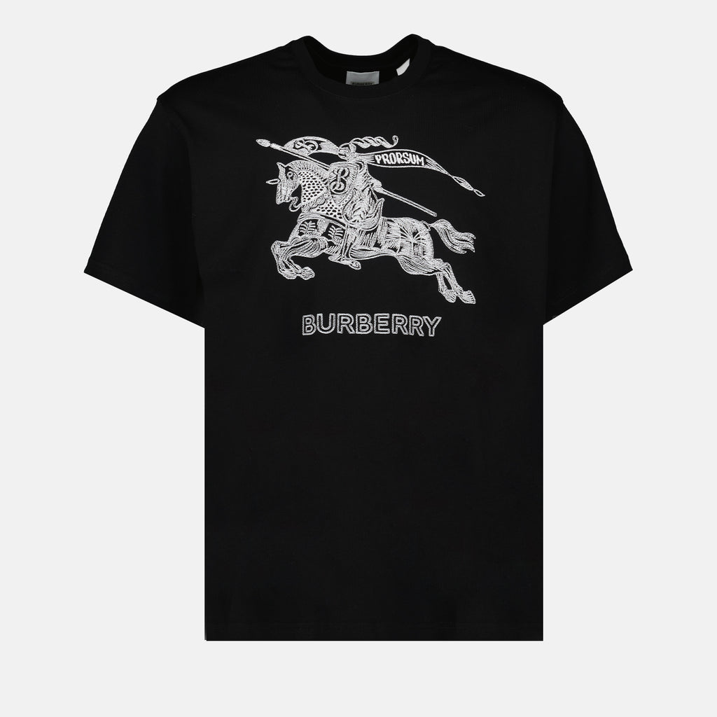 T-Shirts T-shirt Cavalier Burberry Schwarz Homme