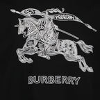 T-Shirts T-shirt Cavalier Burberry Schwarz Homme