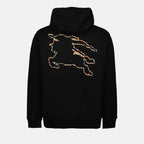 Moletons Cavalier Hoodie Burberry Preto Homme