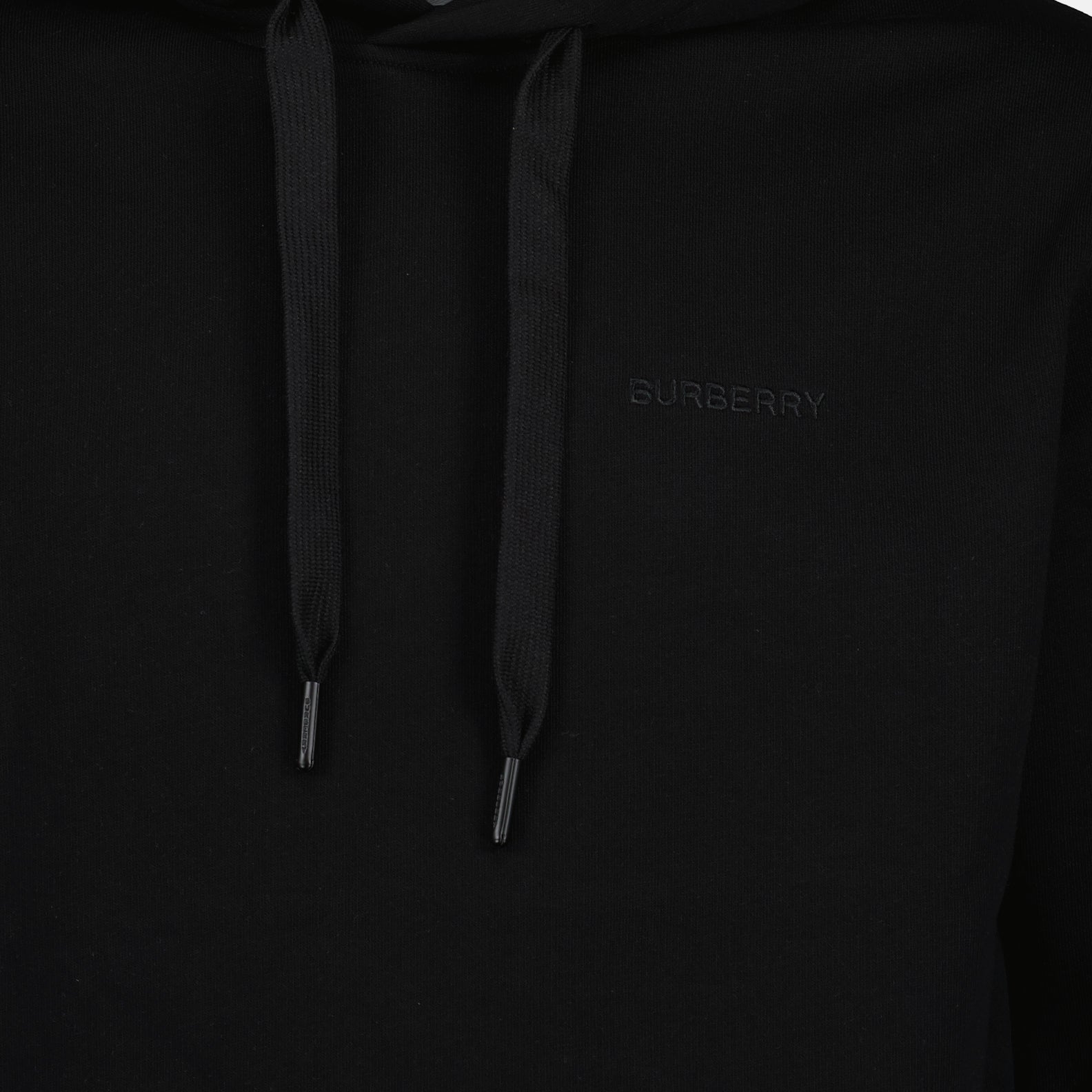 Moletons Cavalier Hoodie Burberry Preto Homme