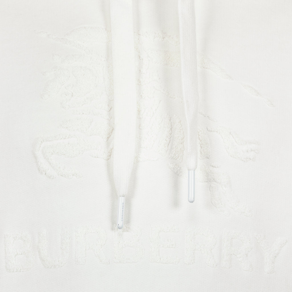 Sweatshirts Sweat à capuche Cavalier Burberry Blanc Homme