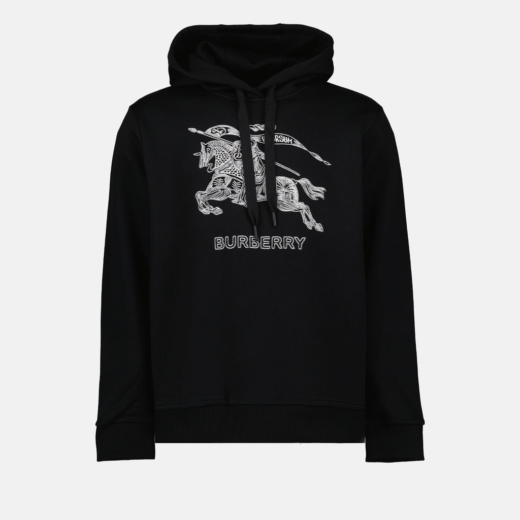 Moletons Sweat à capuche Cavalier Burberry Preto Homme