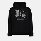 Moletons Sweat à capuche Cavalier Burberry Preto Homme