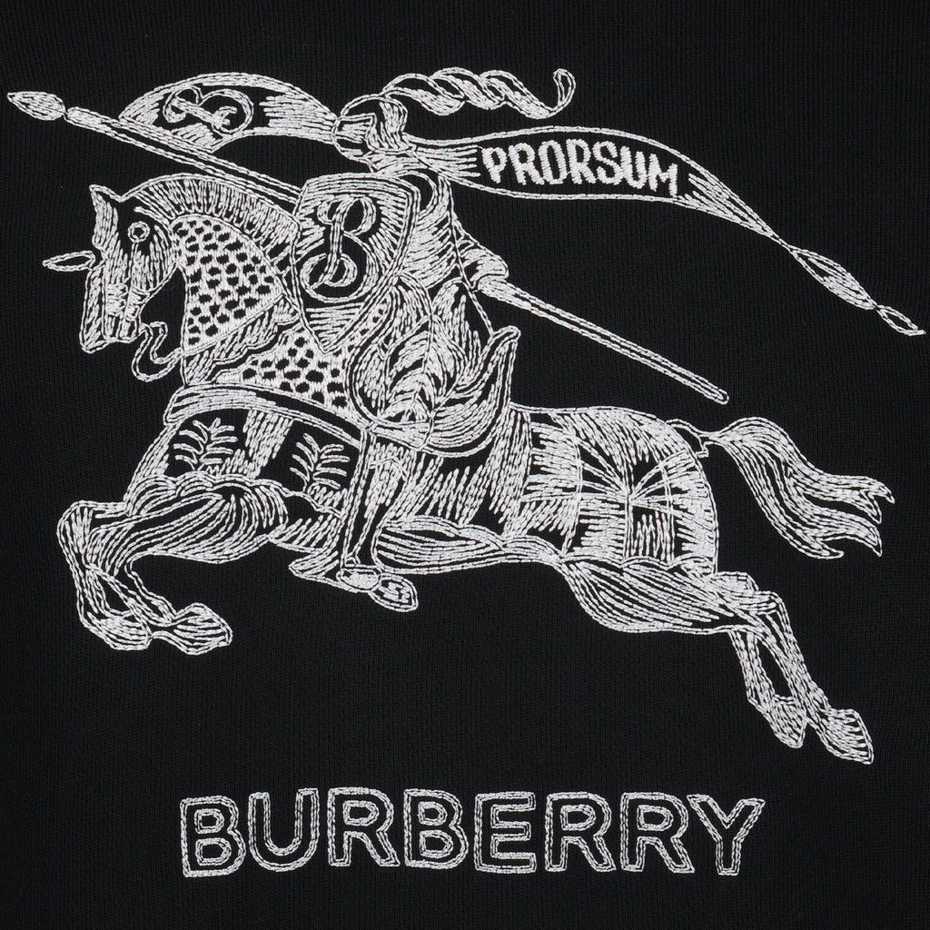 Moletons Sweat à capuche Cavalier Burberry Preto Homme