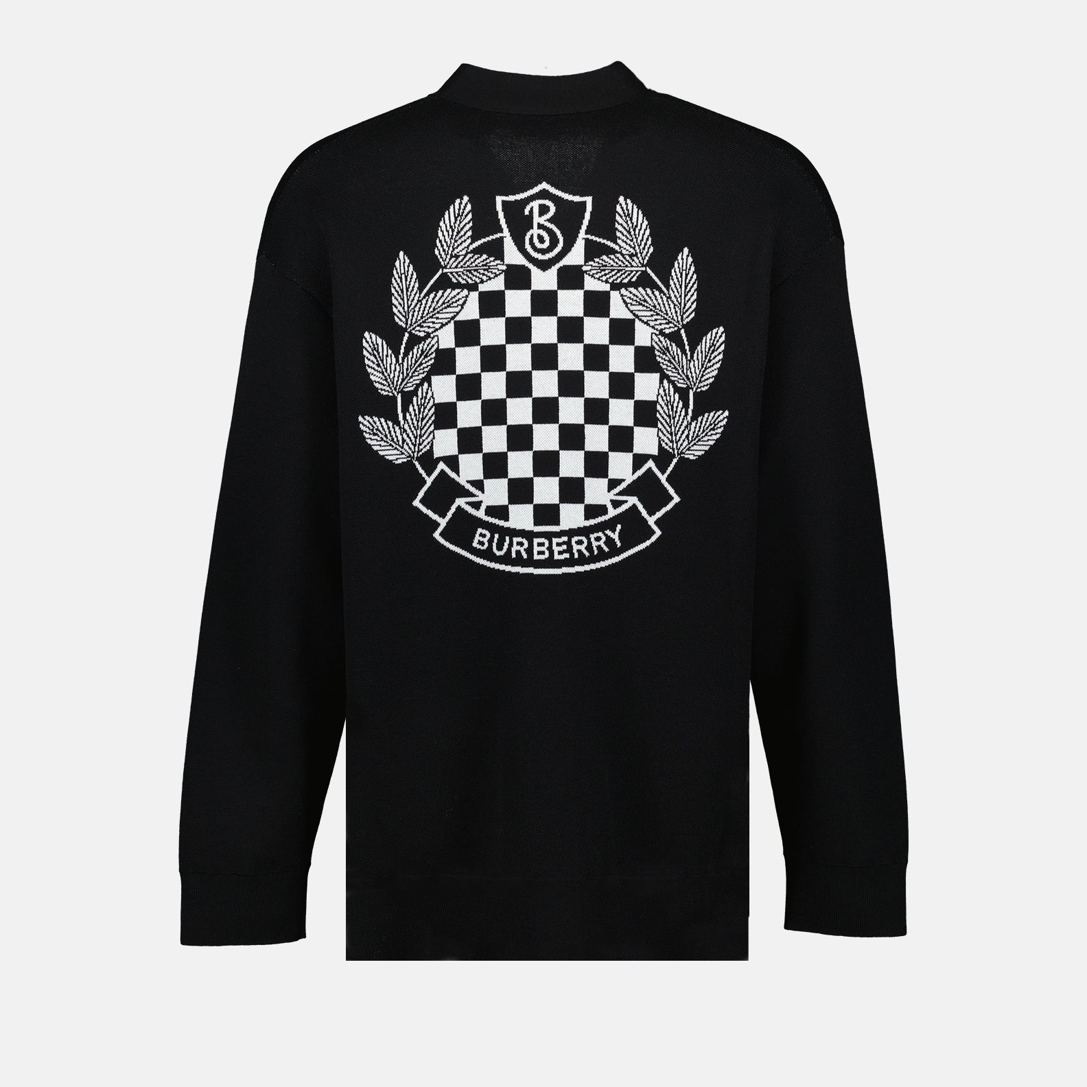 Maille Cardigan oversize Burberry Noir Homme